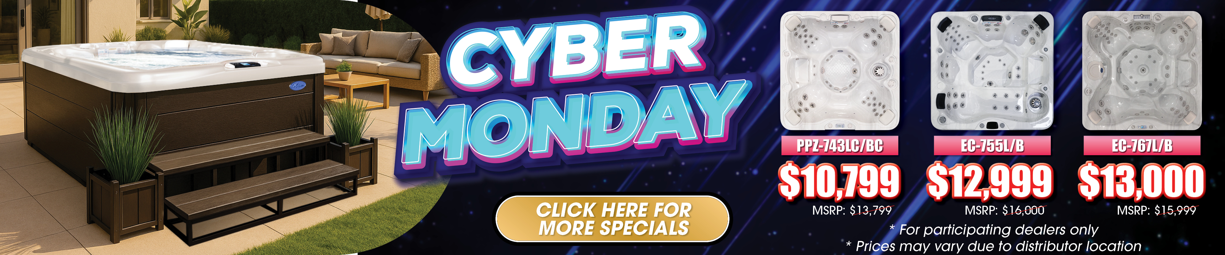 Calspas hot tub being used in a family setting - Bristol